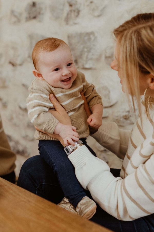 beige maglione da marinaio sabbia matchy matchy misto bambino Copier Colait